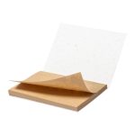 Carnețel notițe adezive, coperta hârtie plantabilă